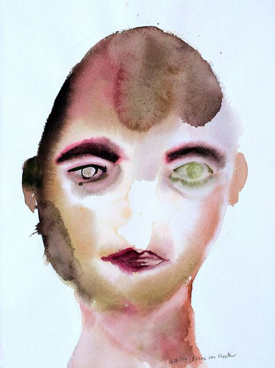 Eliane van Heck - Aquarel